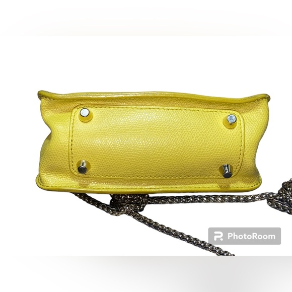 FURLA METROPOLIS MINI YELLOW CROSSBODY BAG - Picture 5 of 14